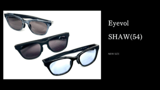 Eyevol『SHAW(54)』入荷