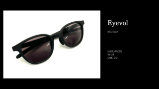 Eyevol『MILBURN(51)・MBK』再入荷