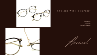 TAYLOR WITH RESPECT『diadema』入荷