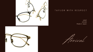 TAYLOR WITH RESPECT『sole2』入荷