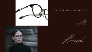 TAYLOR WITH RESPECT『void』入荷