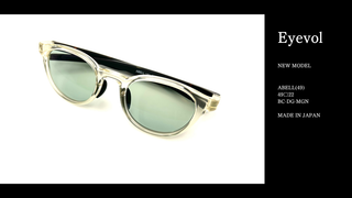 Eyevol・新作『ABELL・BC-DG-MGN』入荷
